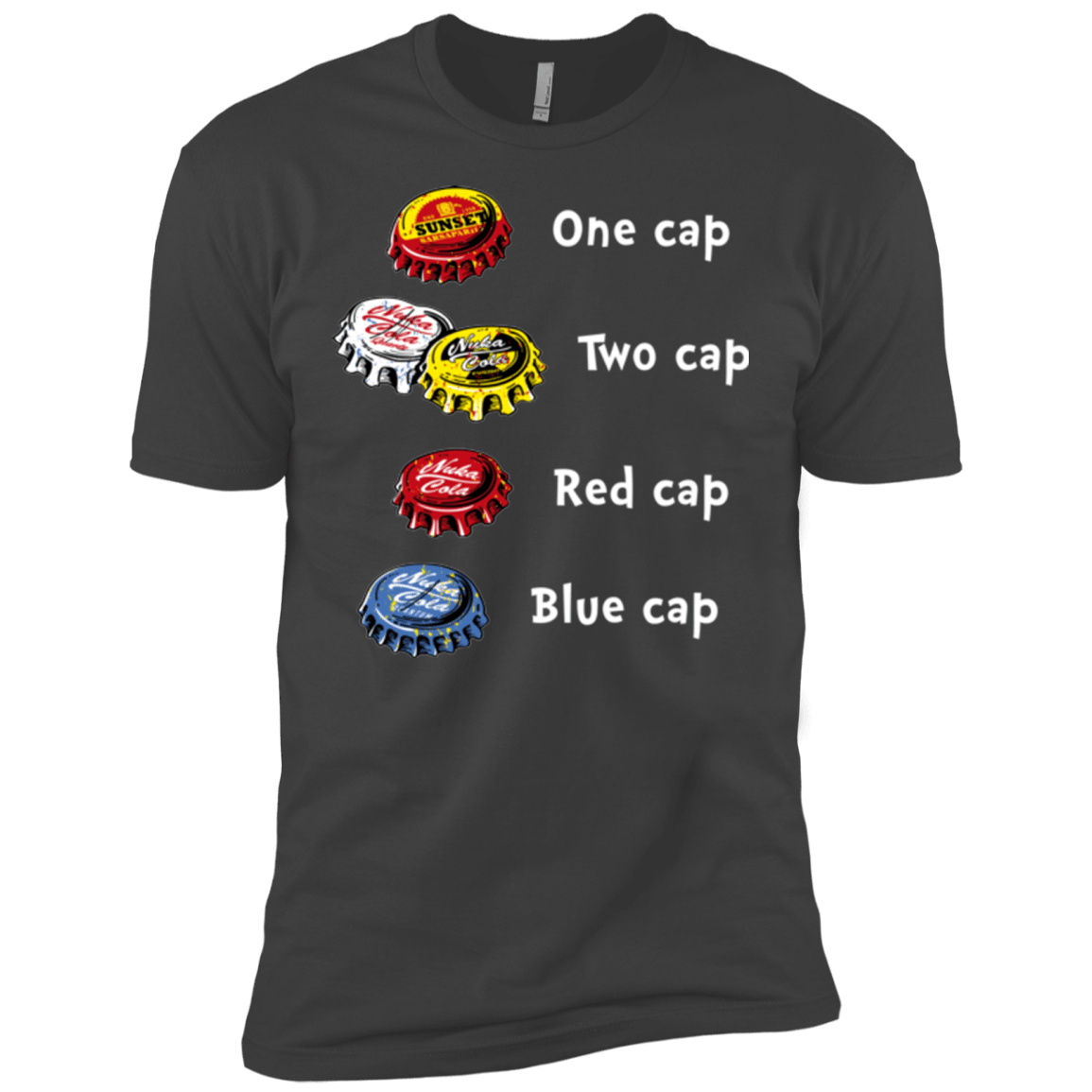T-Shirts Heavy Metal / X-Small Bottle Caps Fever Men's Premium T-Shirt