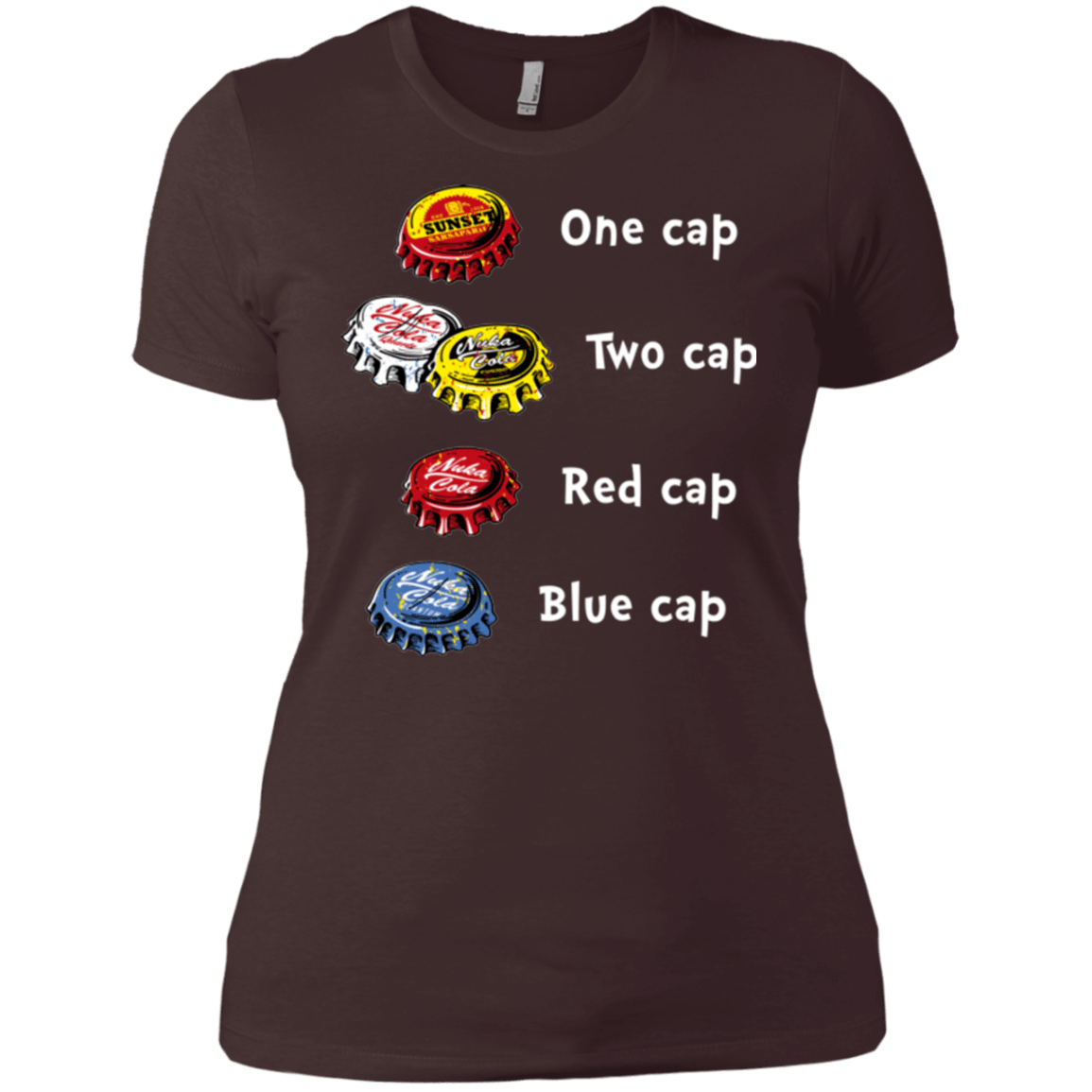 T-Shirts Dark Chocolate / X-Small Bottle Caps Fever Women's Premium T-Shirt