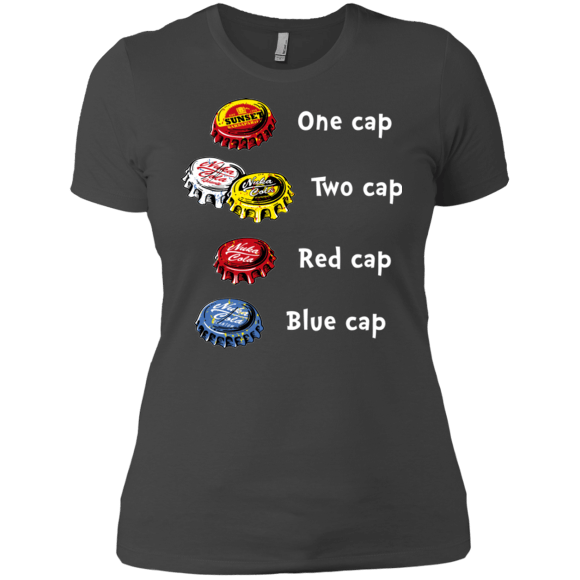 T-Shirts Heavy Metal / X-Small Bottle Caps Fever Women's Premium T-Shirt
