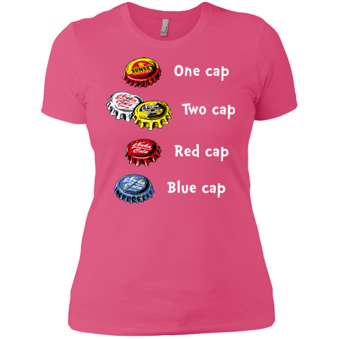 T-Shirts Hot Pink / X-Small Bottle Caps Fever Women's Premium T-Shirt