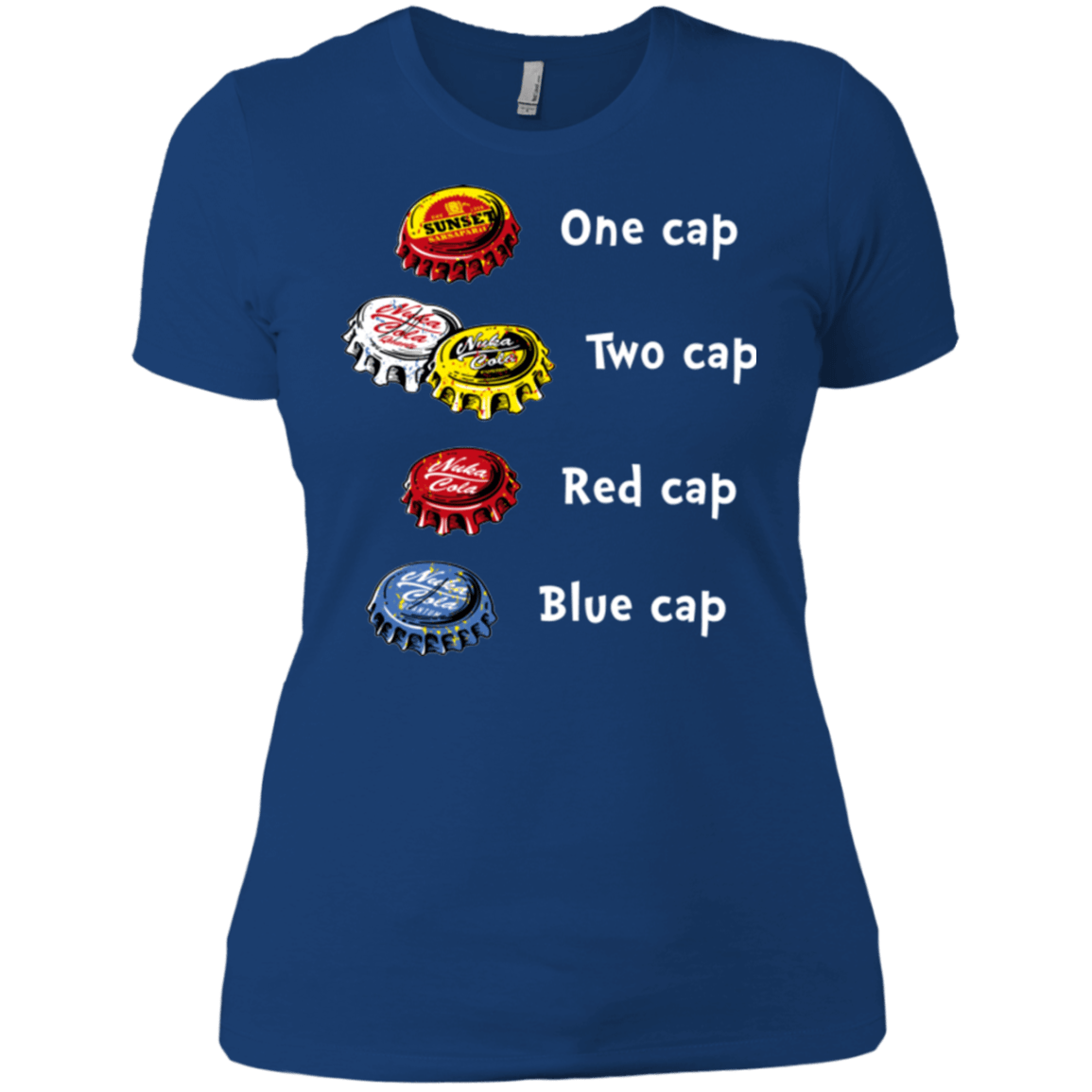 T-Shirts Royal / X-Small Bottle Caps Fever Women's Premium T-Shirt