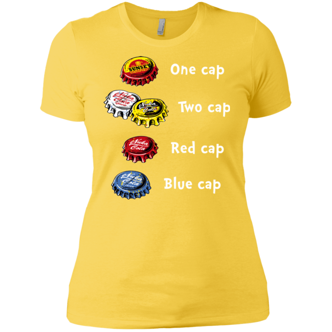T-Shirts Vibrant Yellow / X-Small Bottle Caps Fever Women's Premium T-Shirt