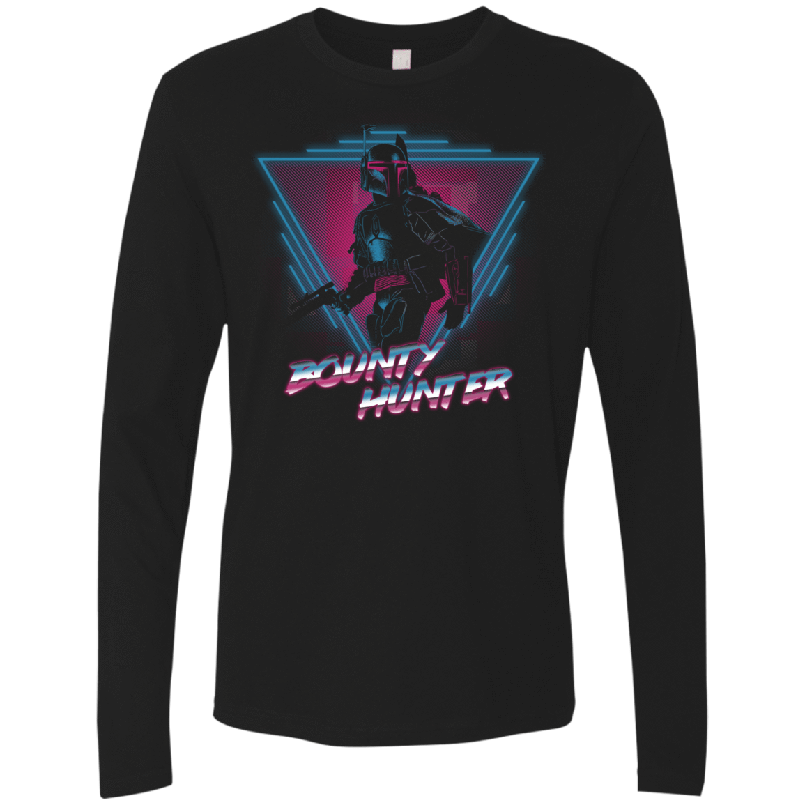 T-Shirts Black / Small Bounty Hunter (1) Men's Premium Long Sleeve