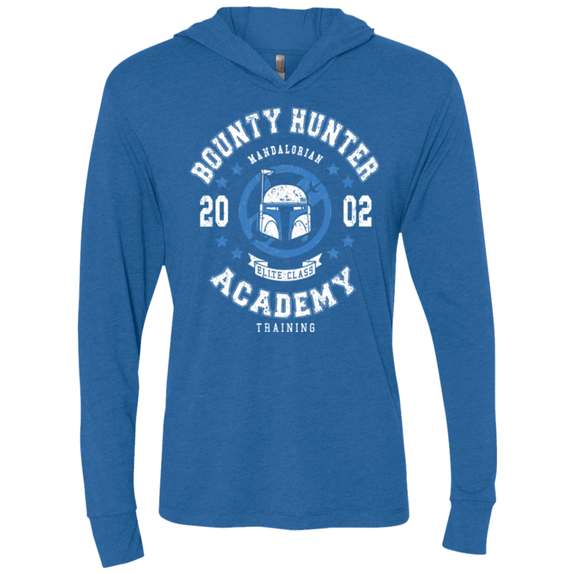 T-Shirts Vintage Royal / X-Small Bounty Hunter Academy 02 Triblend Long Sleeve Hoodie Tee