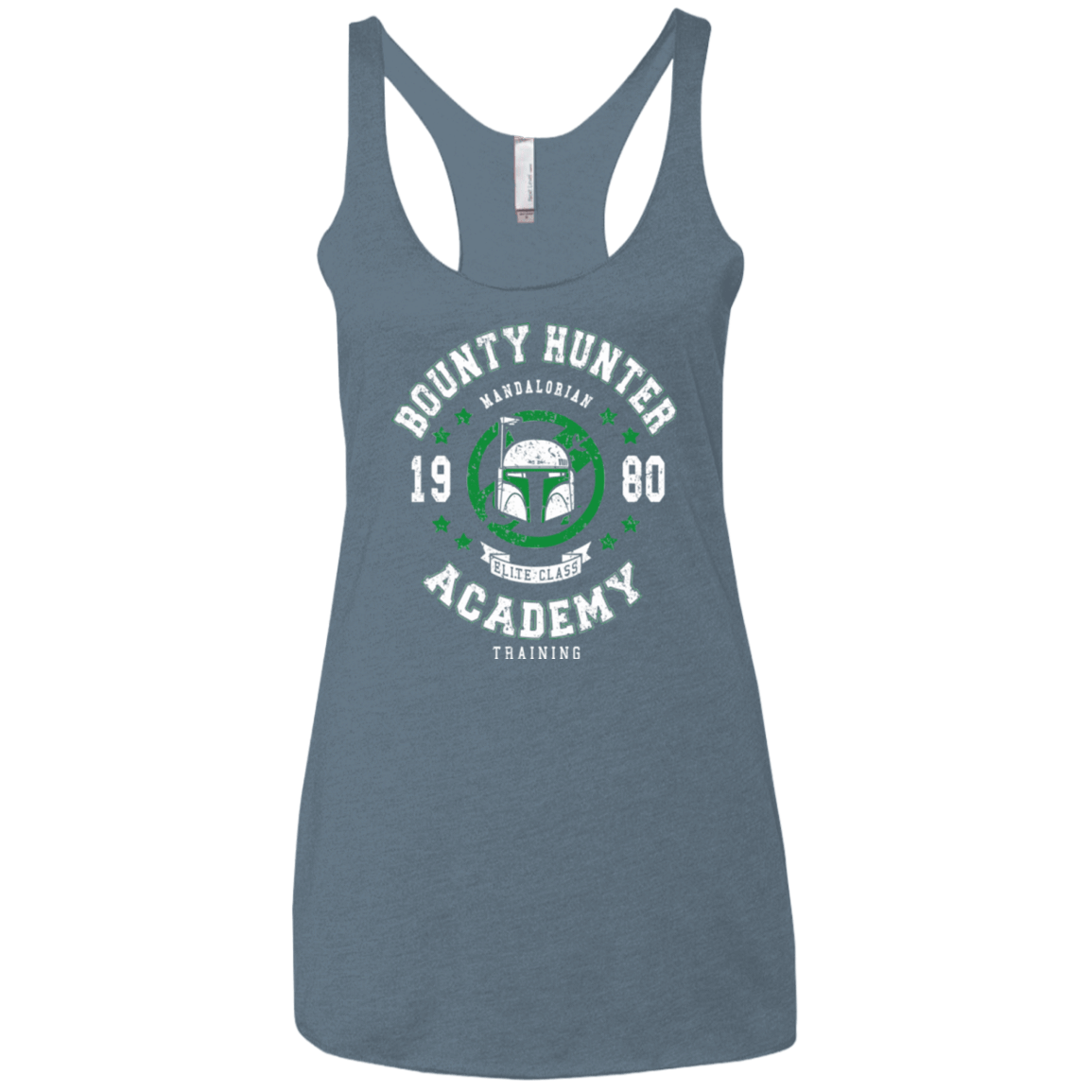 T-Shirts Indigo / X-Small Bounty Hunter Academy 80 Women's Triblend Racerback Tank