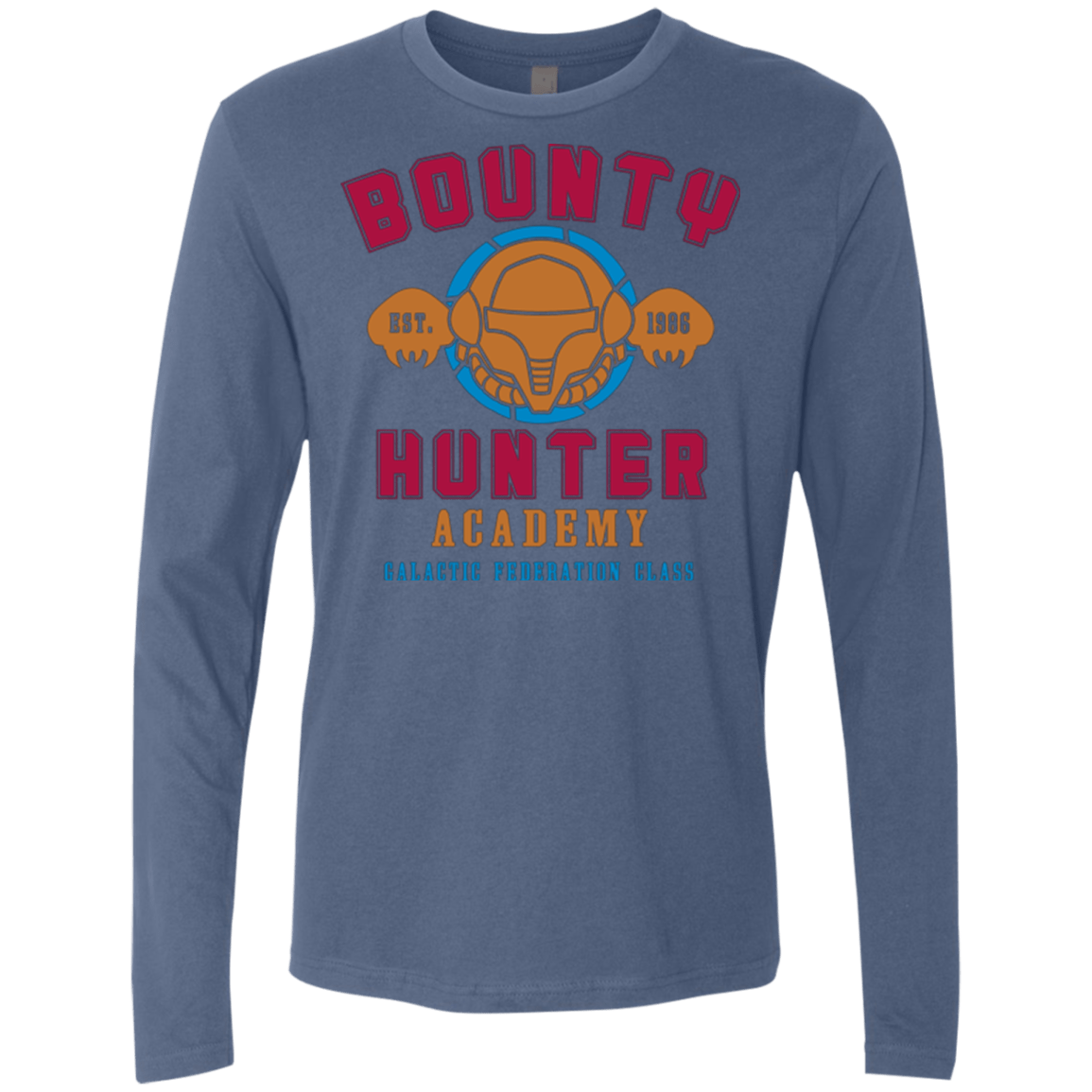 T-Shirts Indigo / Small Bounty Hunter Academy Men's Premium Long Sleeve