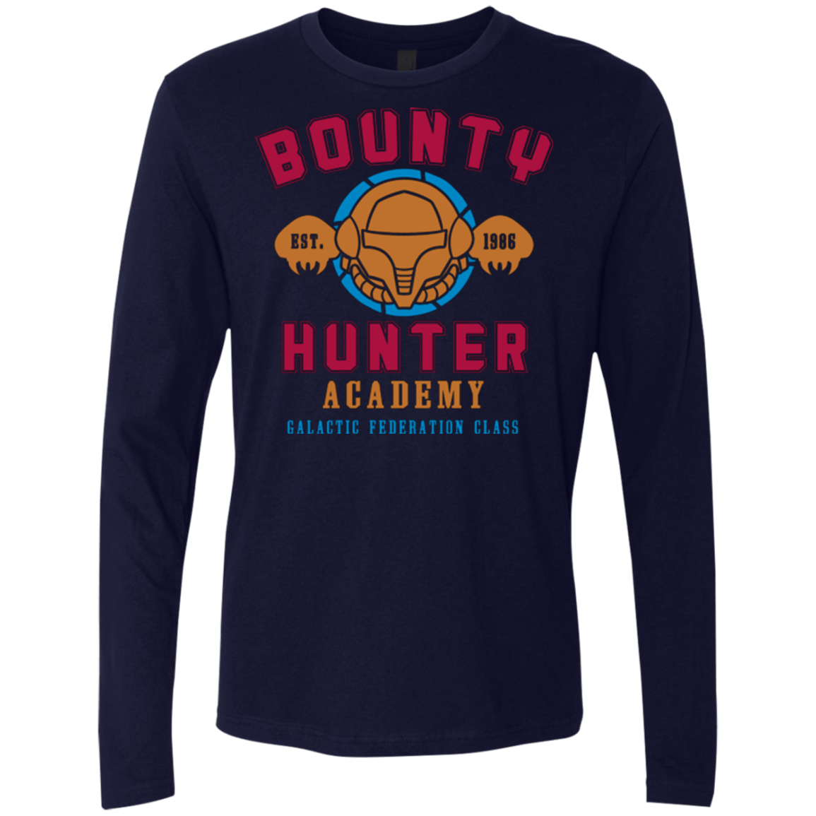 T-Shirts Midnight Navy / Small Bounty Hunter Academy Men's Premium Long Sleeve