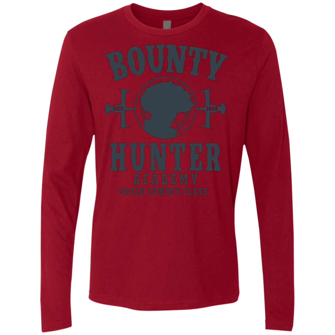 T-Shirts Cardinal / Small Bounty Hunter Academy V3 Men's Premium Long Sleeve