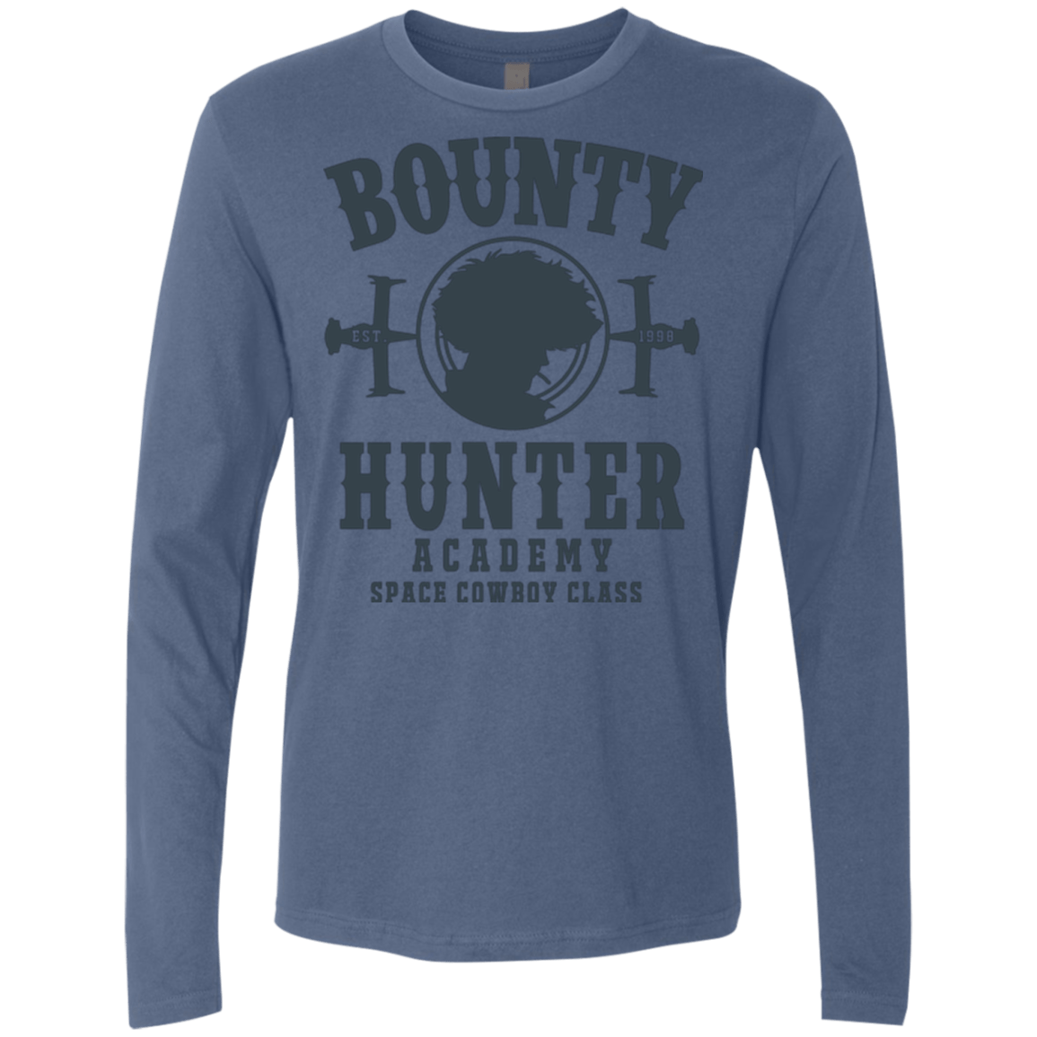 T-Shirts Indigo / Small Bounty Hunter Academy V3 Men's Premium Long Sleeve