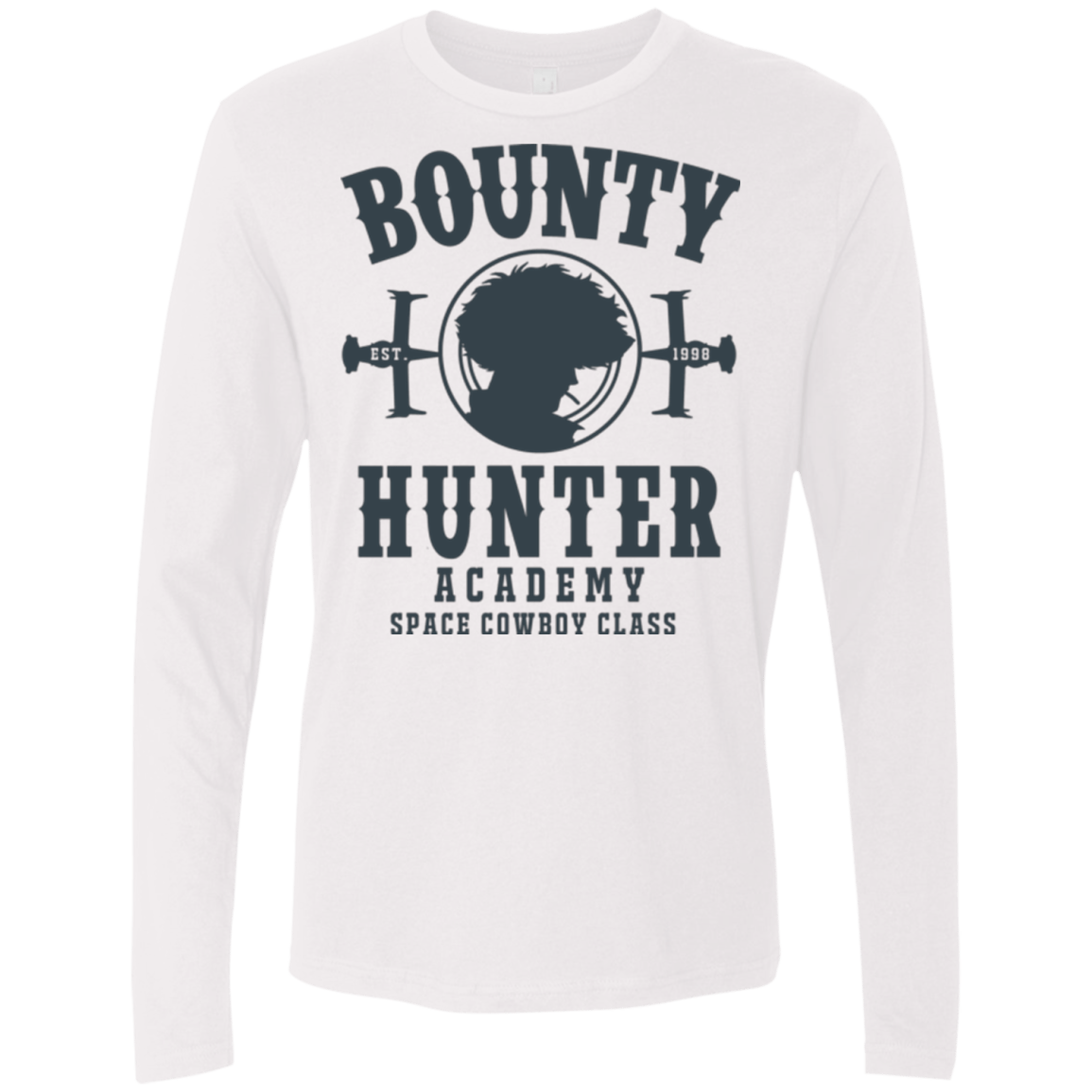 T-Shirts White / Small Bounty Hunter Academy V3 Men's Premium Long Sleeve