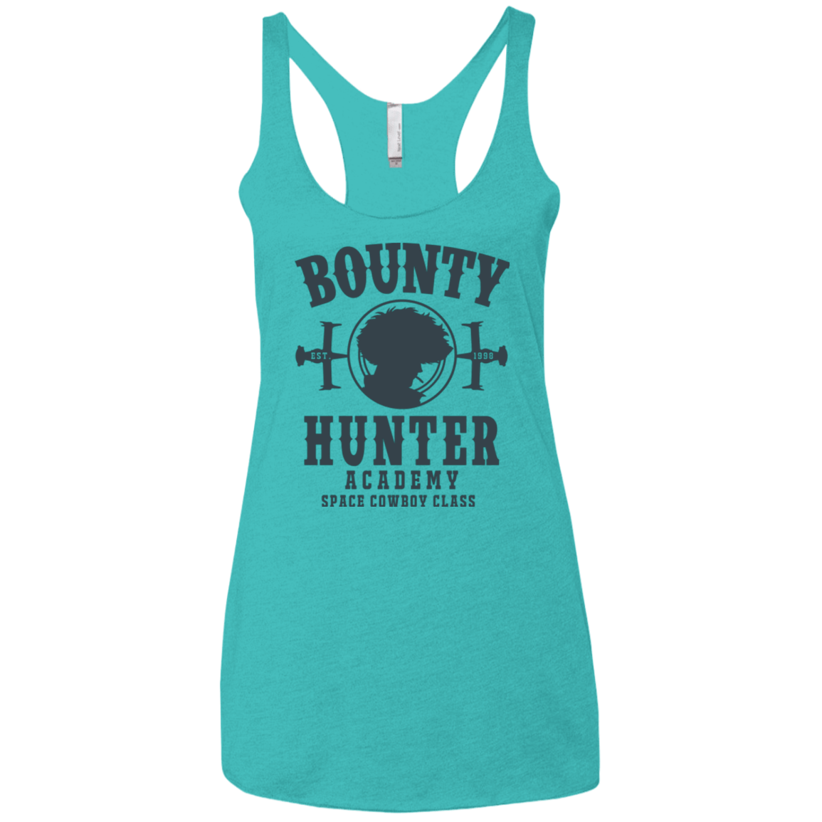 T-Shirts Tahiti Blue / X-Small Bounty Hunter Academy V3 Women's Triblend Racerback Tank