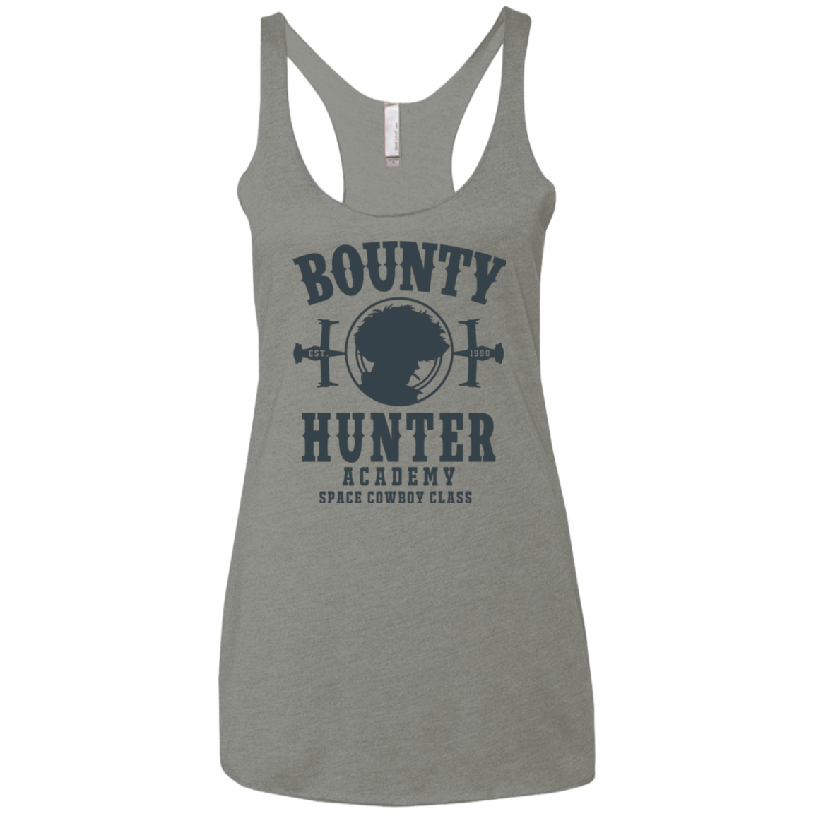 T-Shirts Venetian Grey / X-Small Bounty Hunter Academy V3 Women's Triblend Racerback Tank