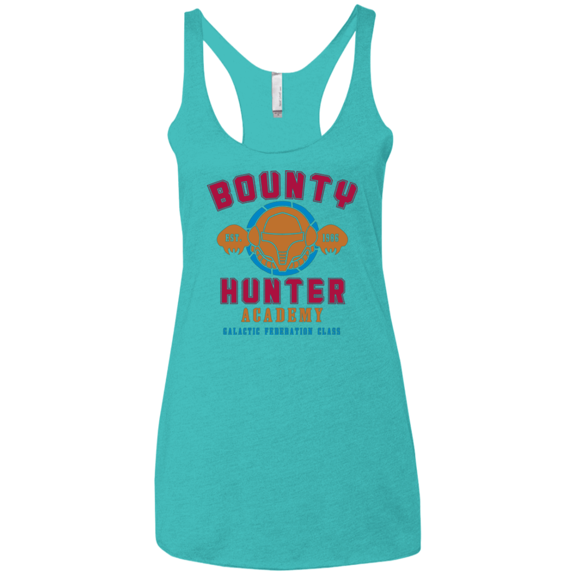 T-Shirts Tahiti Blue / X-Small Bounty Hunter Academy Women's Triblend Racerback Tank