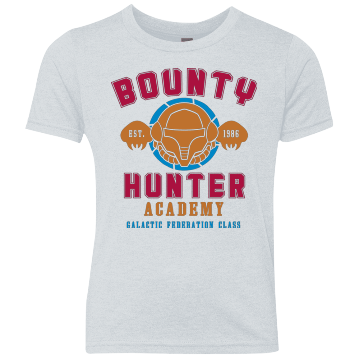 T-Shirts Heather White / YXS Bounty Hunter Academy Youth Triblend T-Shirt