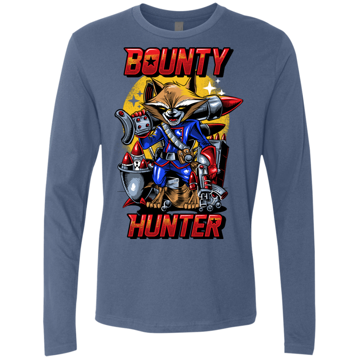 T-Shirts Indigo / Small Bounty Hunter Men's Premium Long Sleeve