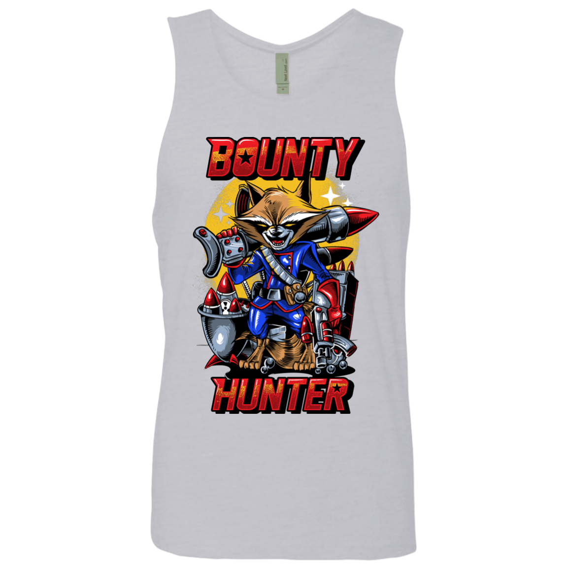 T-Shirts Heather Grey / Small Bounty Hunter Men's Premium Tank Top