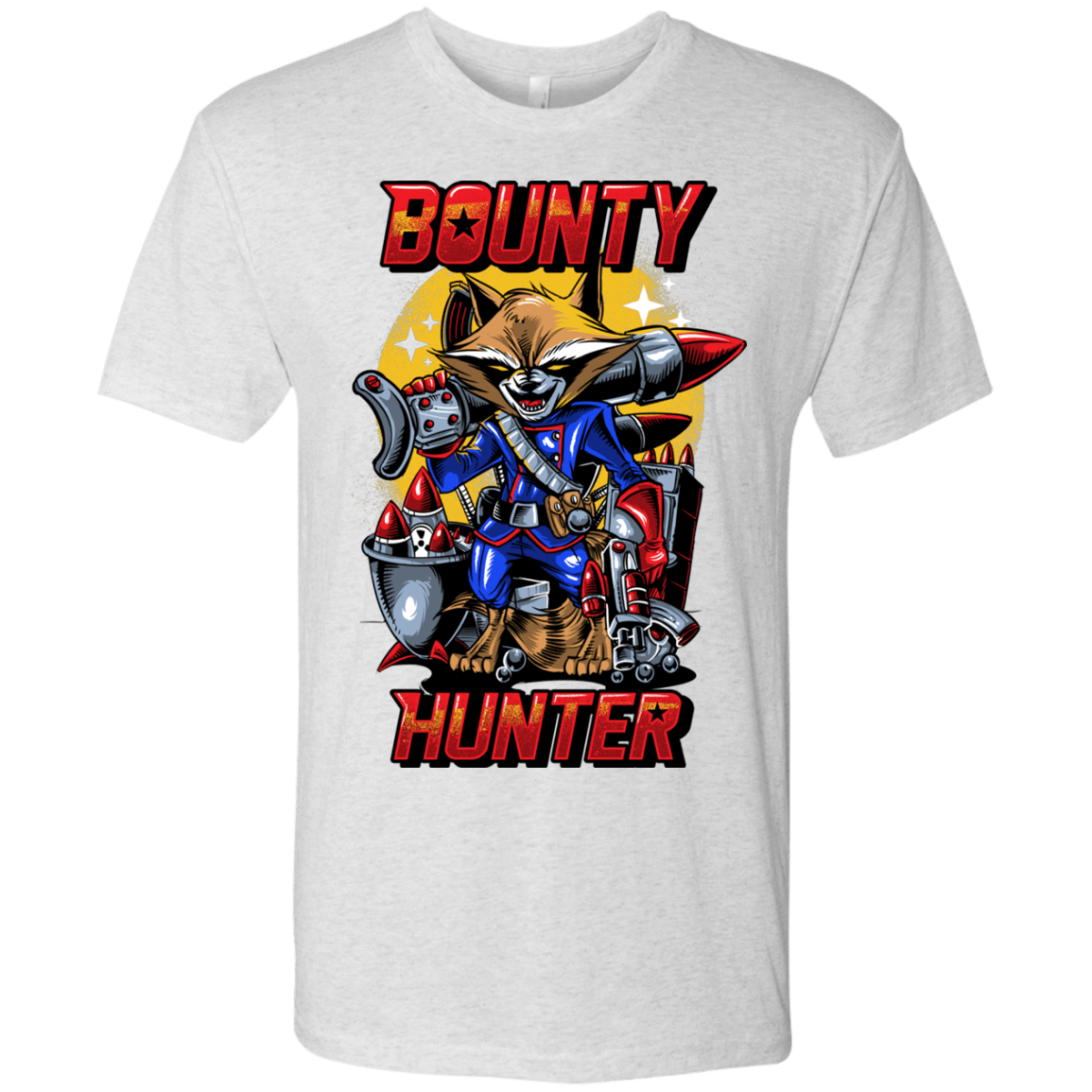 T-Shirts Heather White / Small Bounty Hunter Men's Triblend T-Shirt