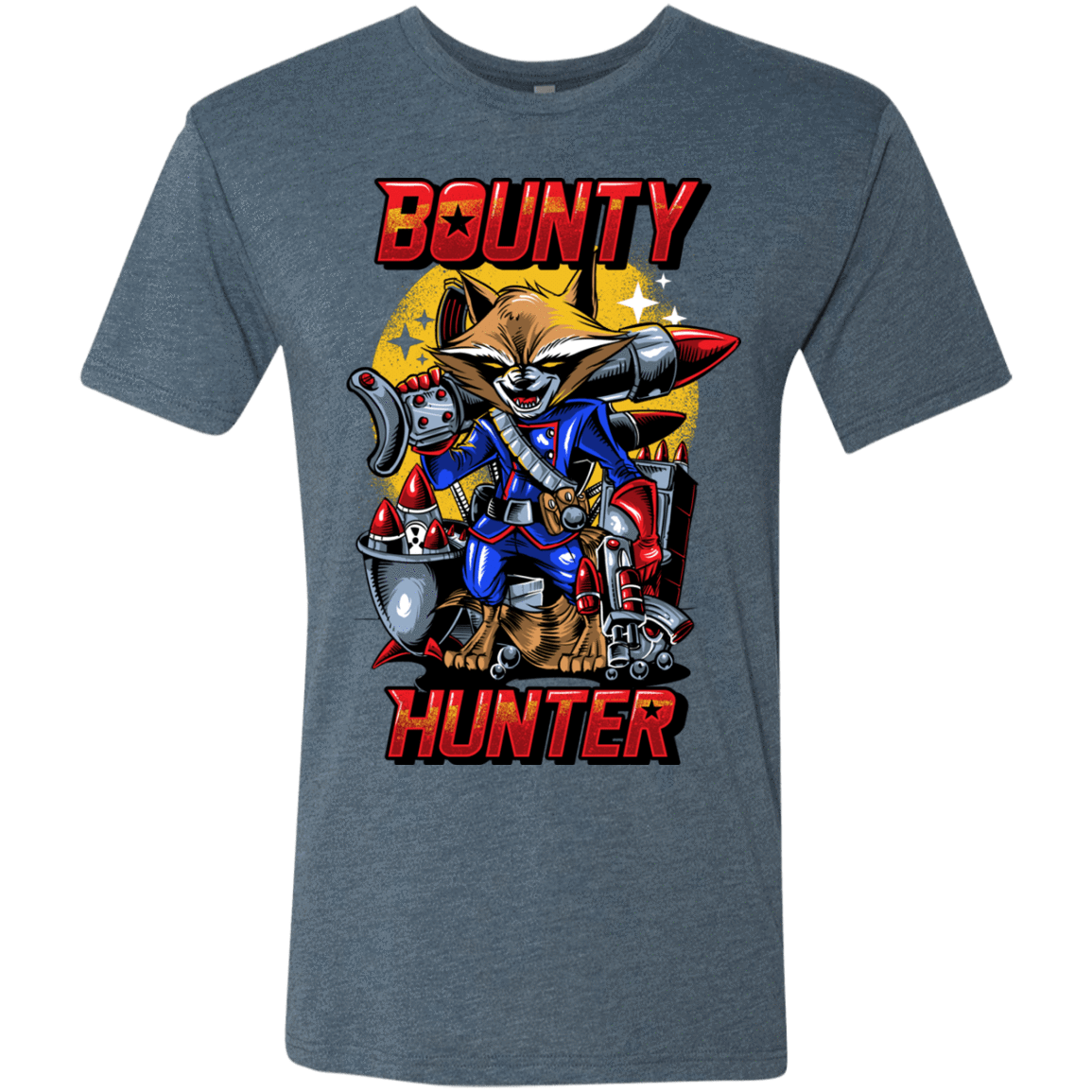 T-Shirts Indigo / Small Bounty Hunter Men's Triblend T-Shirt
