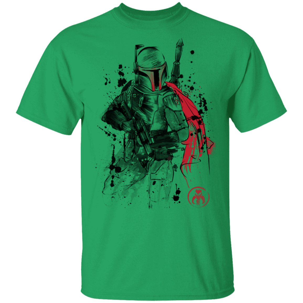 T-Shirts Irish Green / S Bounty Hunter Sumi-E T-Shirt