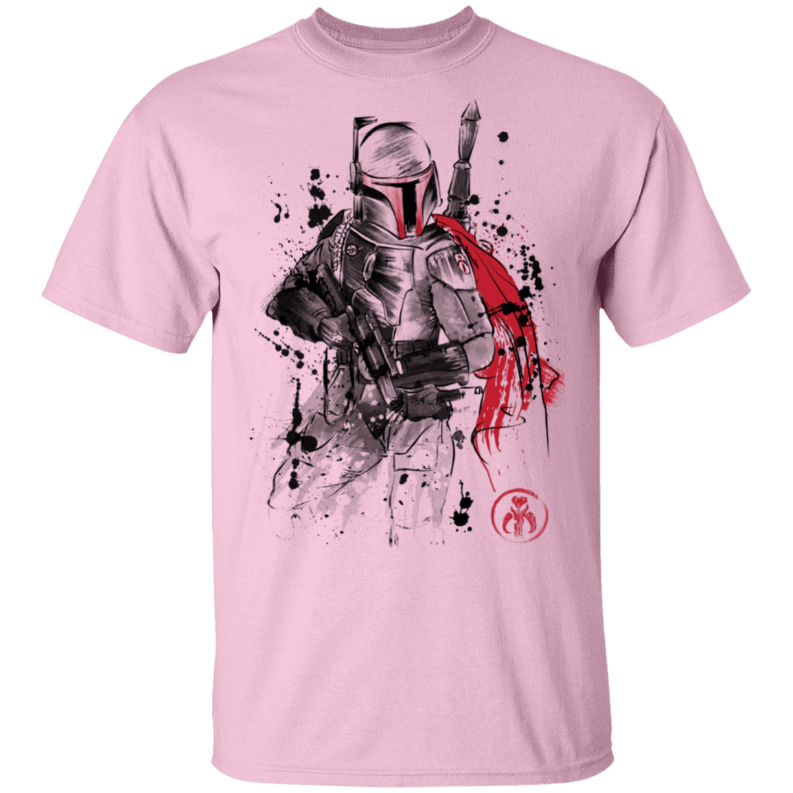 T-Shirts Light Pink / S Bounty Hunter Sumi-E T-Shirt