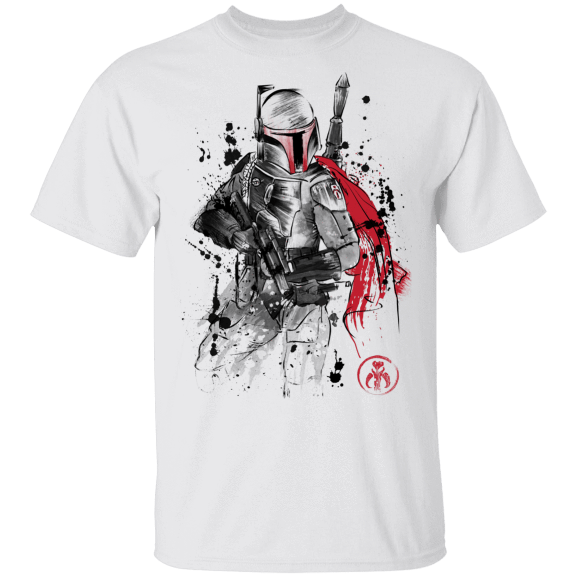 T-Shirts White / S Bounty Hunter Sumi-E T-Shirt