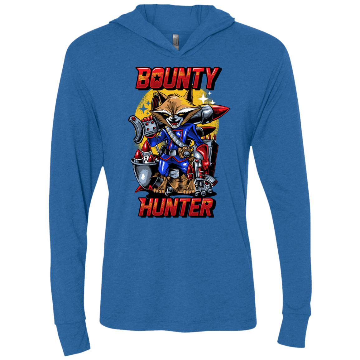 T-Shirts Vintage Royal / X-Small Bounty Hunter Triblend Long Sleeve Hoodie Tee