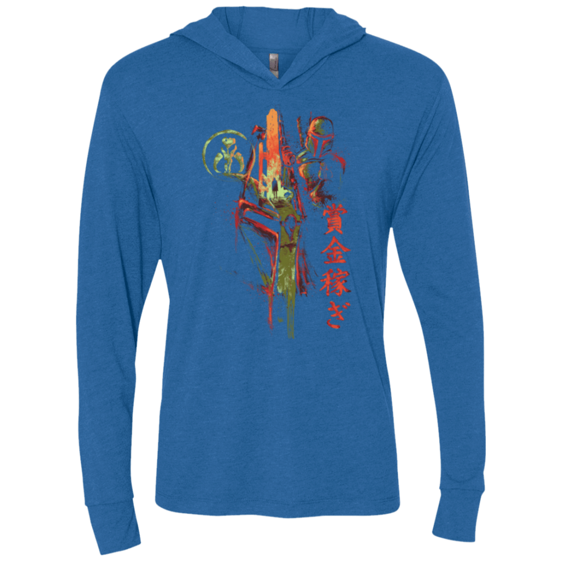 T-Shirts Vintage Royal / X-Small Bounty Hunter Triblend Long Sleeve Hoodie Tee