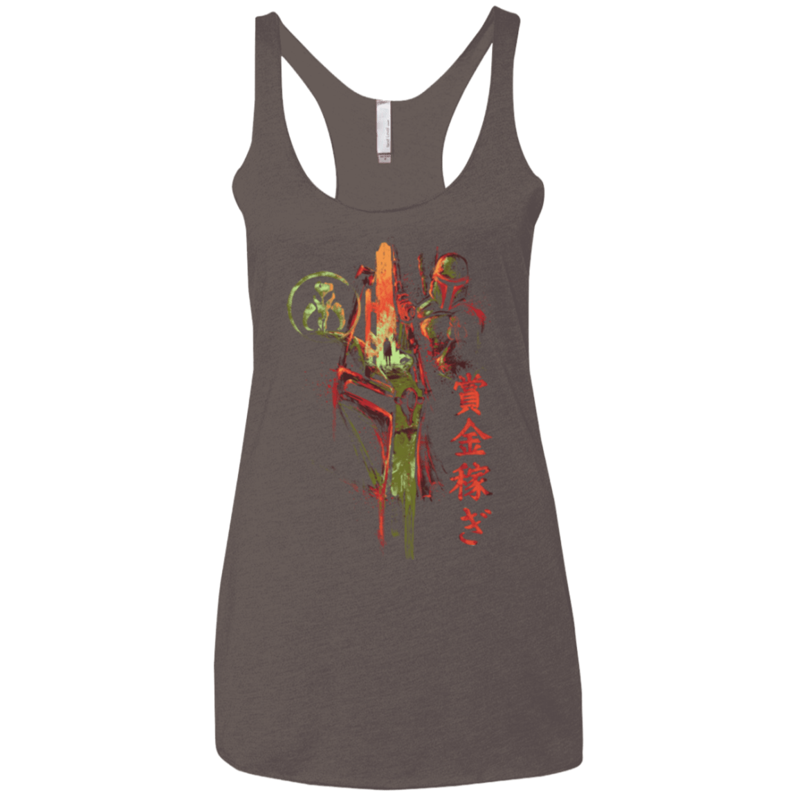 T-Shirts Macchiato / X-Small Bounty Hunter Women's Triblend Racerback Tank