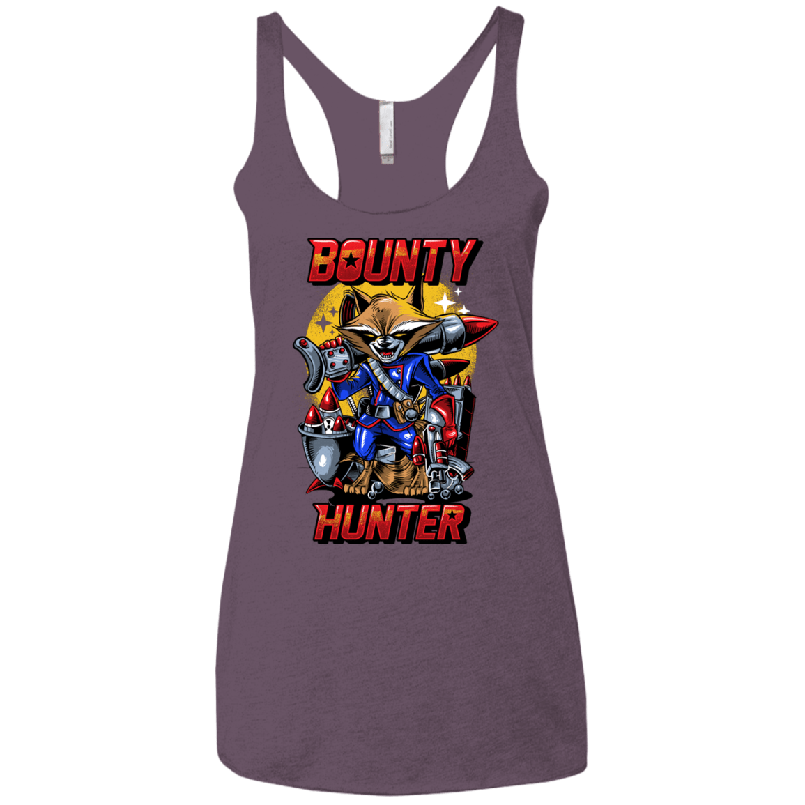 T-Shirts Vintage Purple / X-Small Bounty Hunter Women's Triblend Racerback Tank