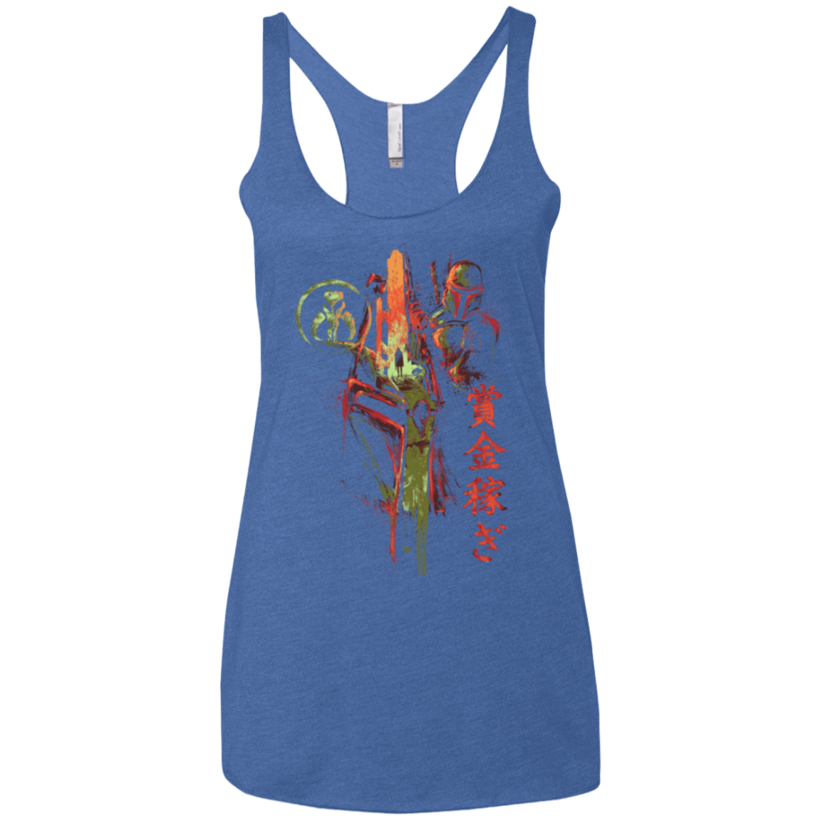 T-Shirts Vintage Royal / X-Small Bounty Hunter Women's Triblend Racerback Tank