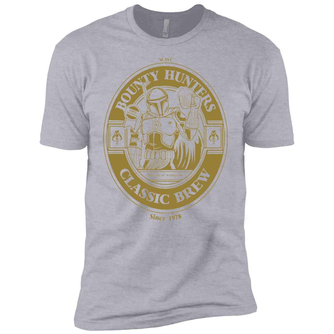 T-Shirts Heather Grey / YXS Bounty Hunters Classic Brew Boys Premium T-Shirt