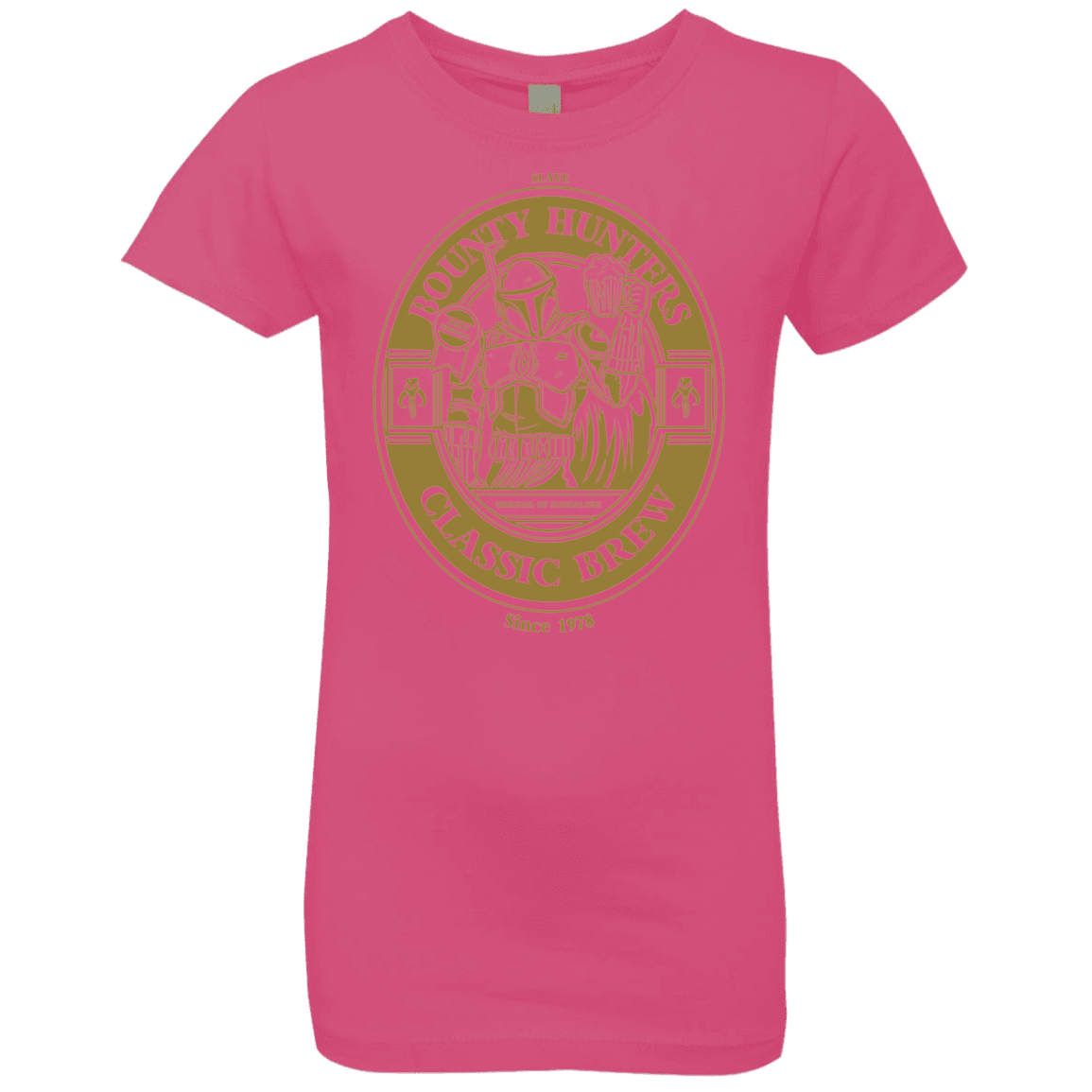 T-Shirts Hot Pink / YXS Bounty Hunters Classic Brew Girls Premium T-Shirt