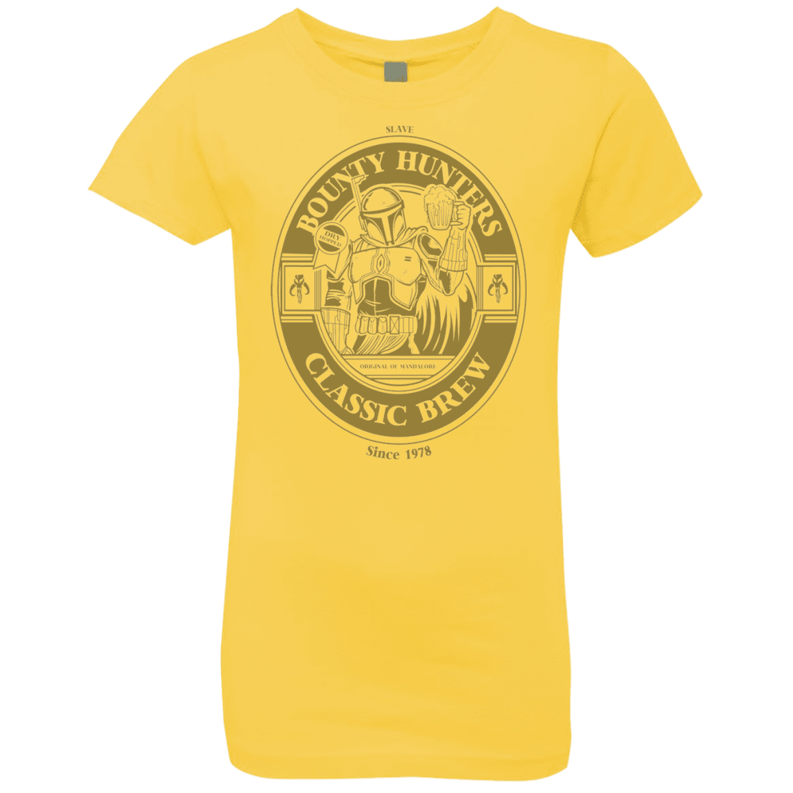 T-Shirts Vibrant Yellow / YXS Bounty Hunters Classic Brew Girls Premium T-Shirt