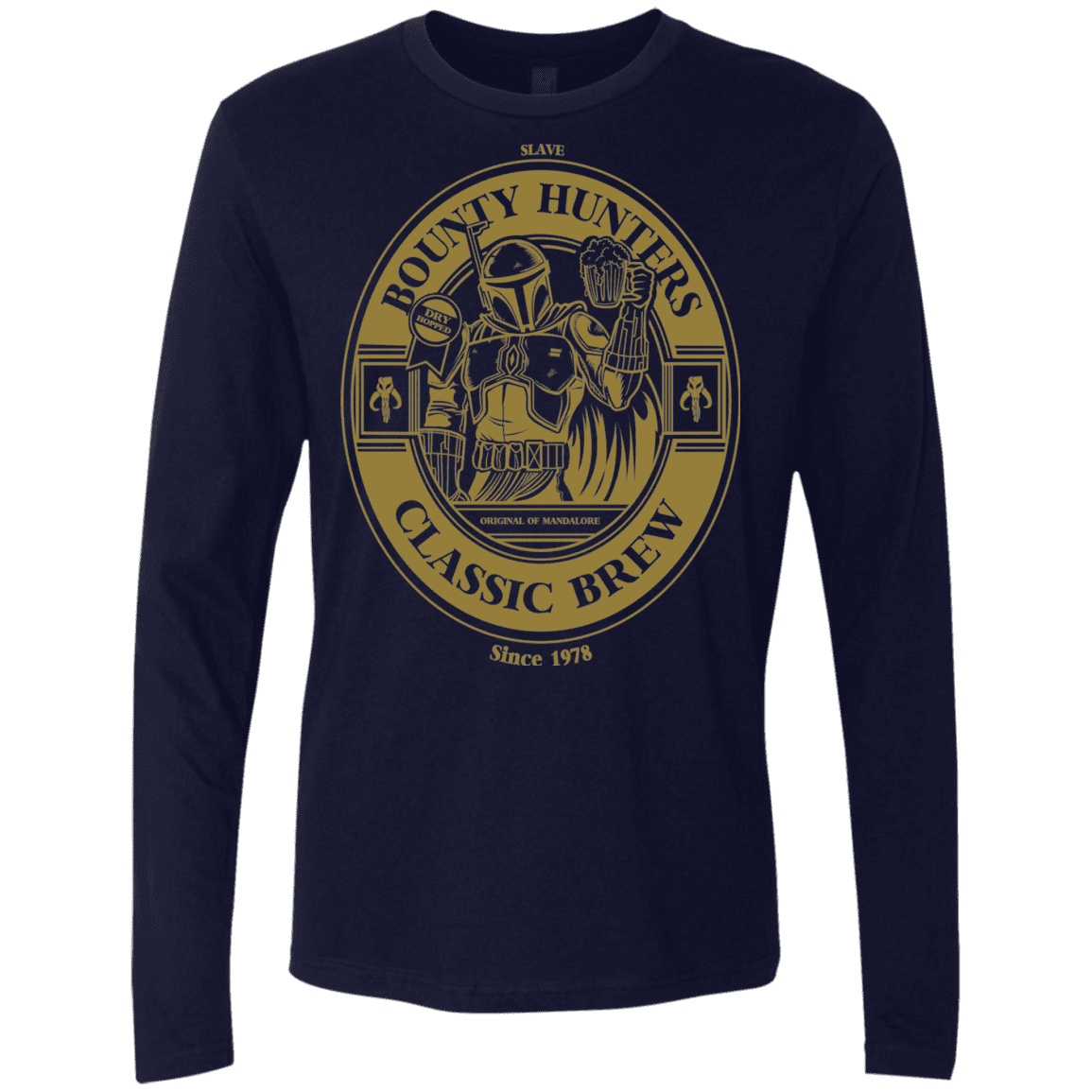 T-Shirts Midnight Navy / S Bounty Hunters Classic Brew Men's Premium Long Sleeve