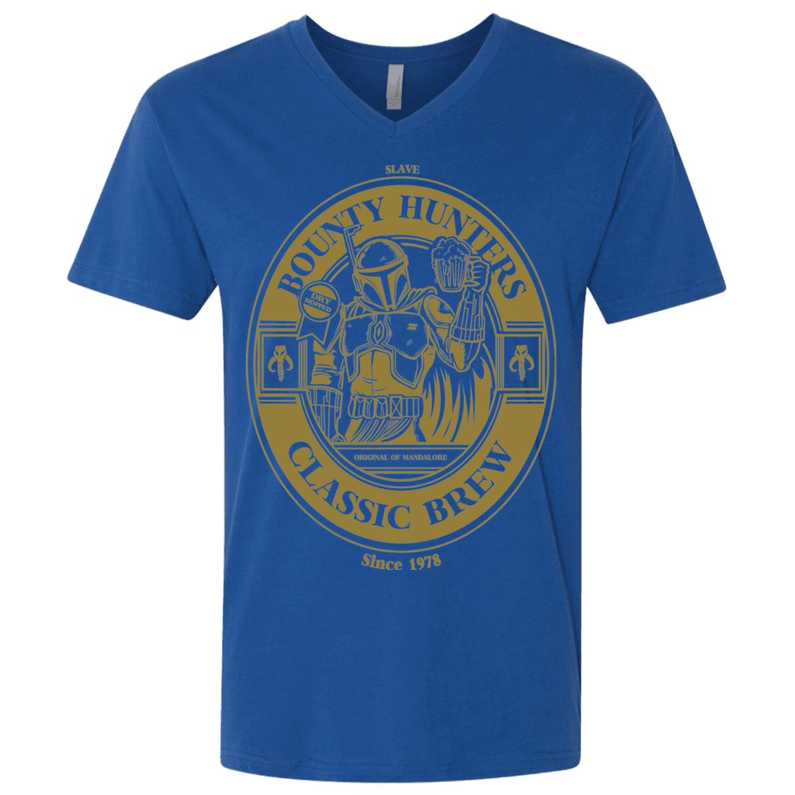 T-Shirts Royal / X-Small Bounty Hunters Classic Brew Men's Premium V-Neck