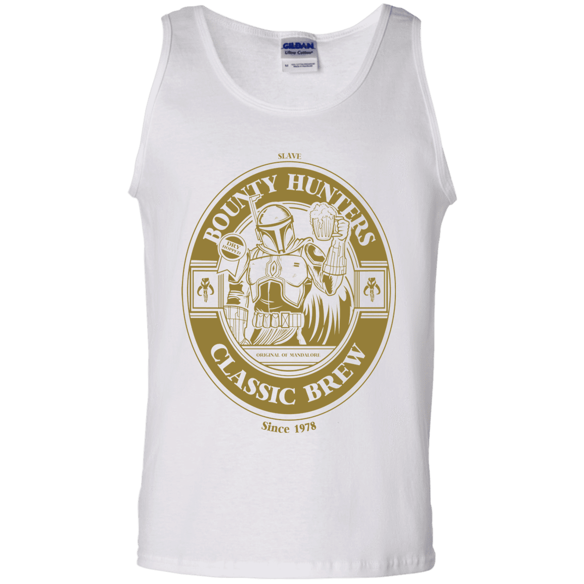 T-Shirts White / S Bounty Hunters Classic Brew Men's Tank Top