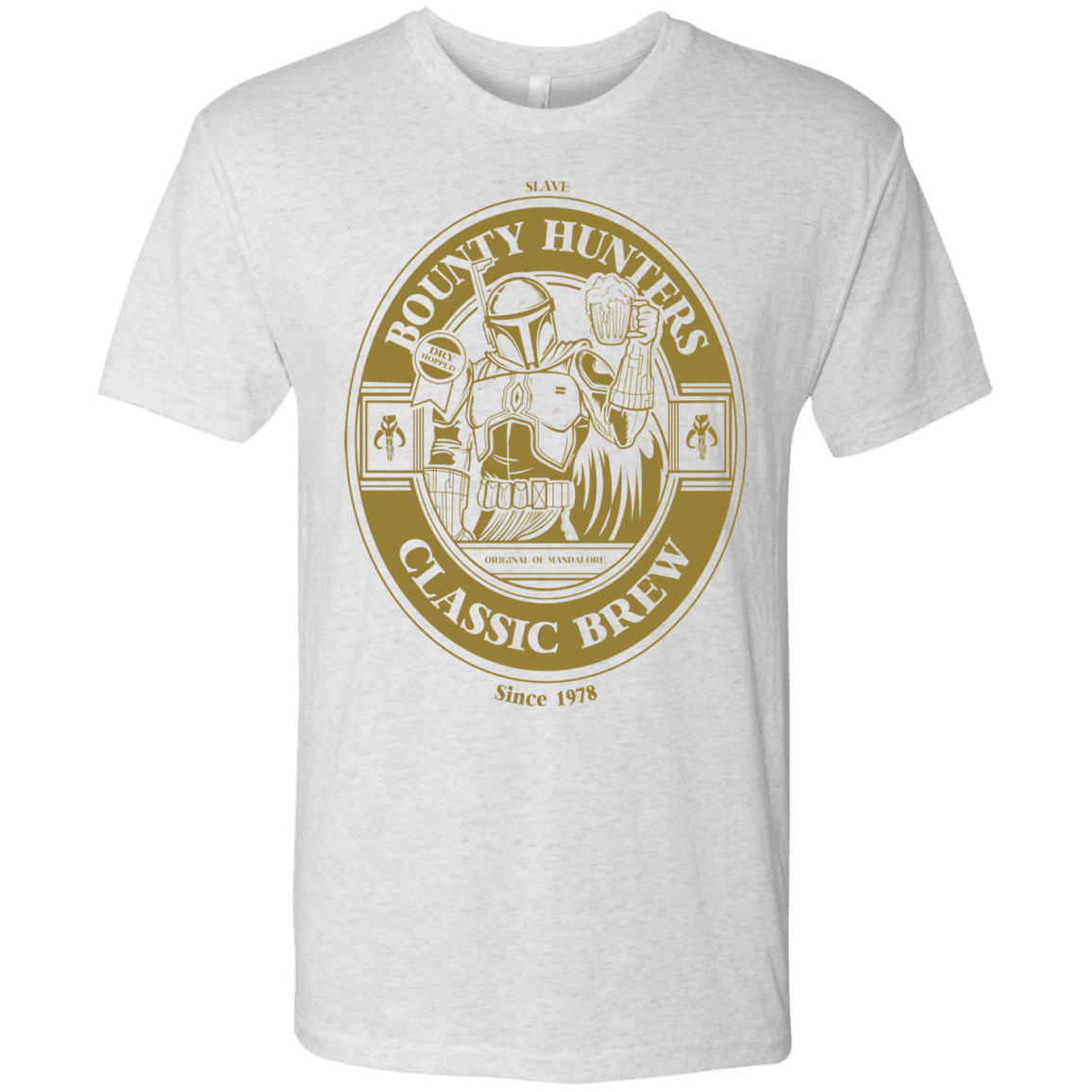 T-Shirts Heather White / S Bounty Hunters Classic Brew Men's Triblend T-Shirt