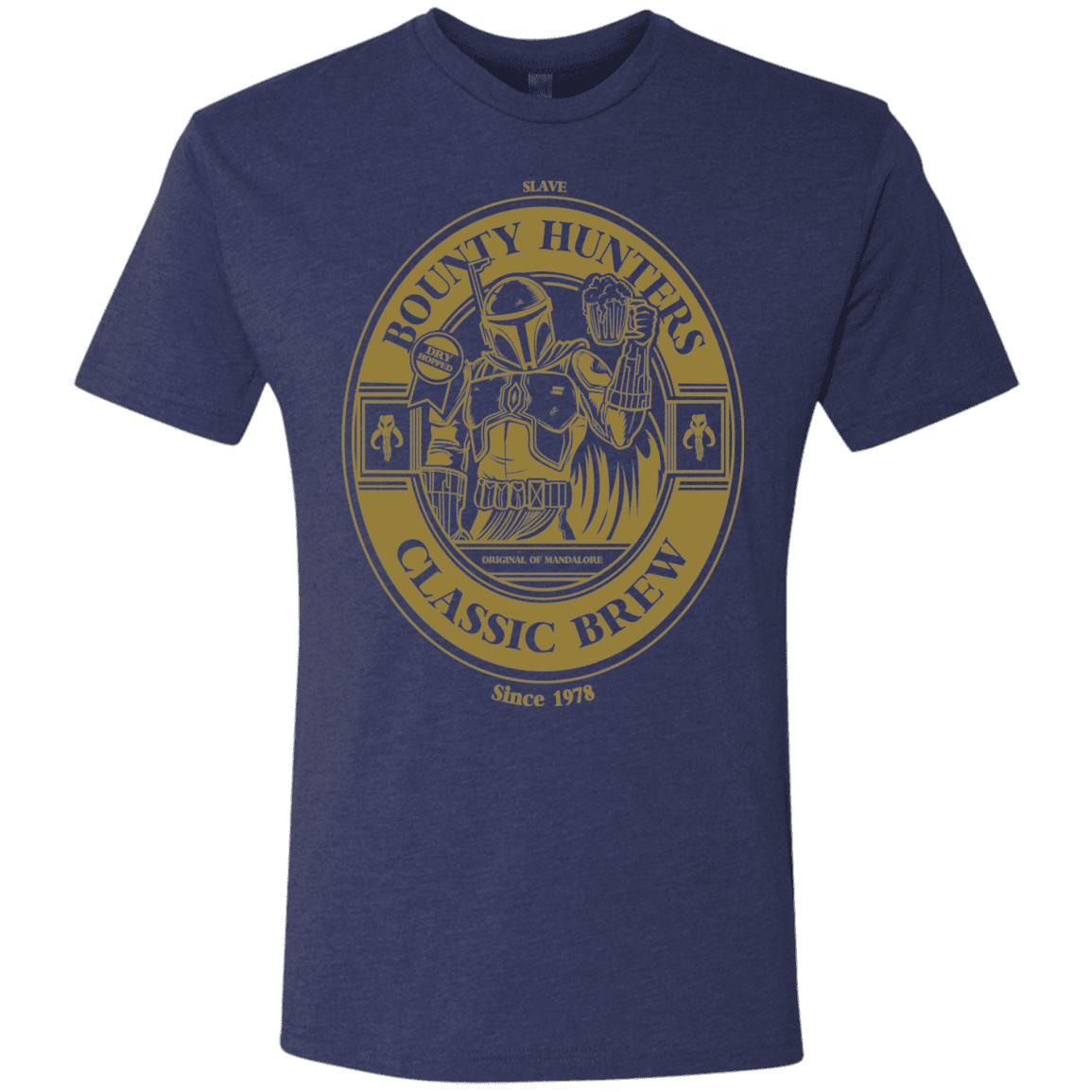 T-Shirts Vintage Navy / S Bounty Hunters Classic Brew Men's Triblend T-Shirt