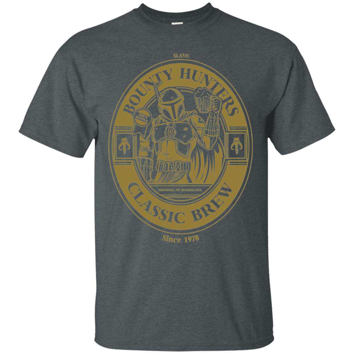 T-Shirts Dark Heather / S Bounty Hunters Classic Brew T-Shirt