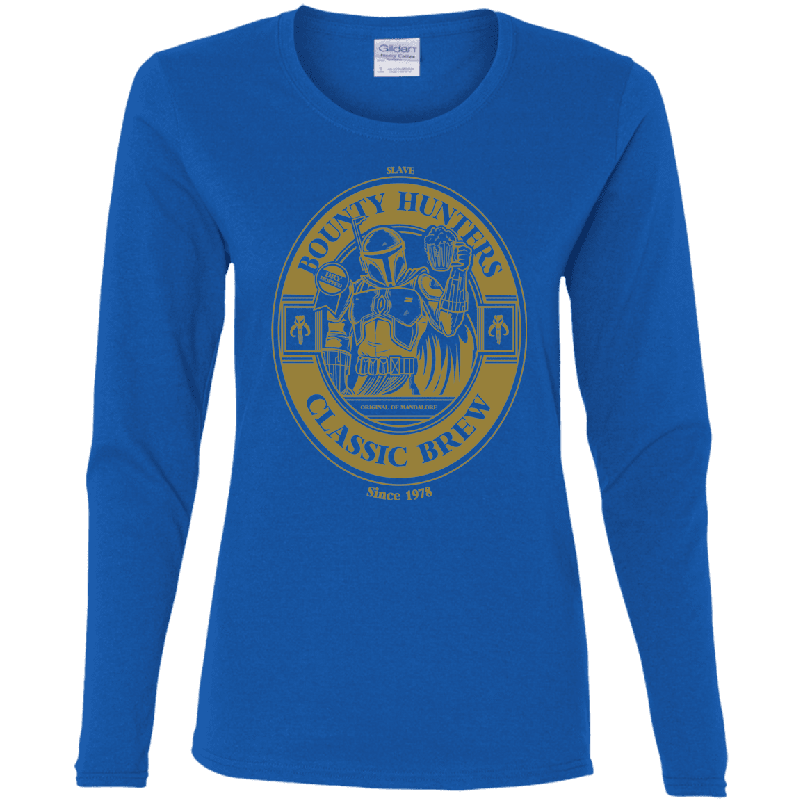 T-Shirts Royal / S Bounty Hunters Classic Brew Women's Long Sleeve T-Shirt