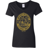 T-Shirts Black / S Bounty Hunters Classic Brew Women's V-Neck T-Shirt