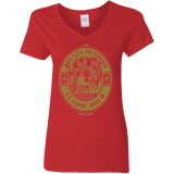 T-Shirts Red / S Bounty Hunters Classic Brew Women's V-Neck T-Shirt