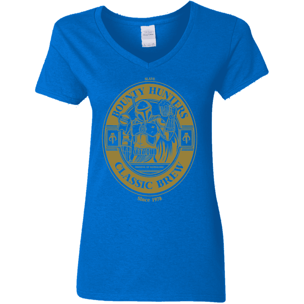 T-Shirts Royal / S Bounty Hunters Classic Brew Women's V-Neck T-Shirt