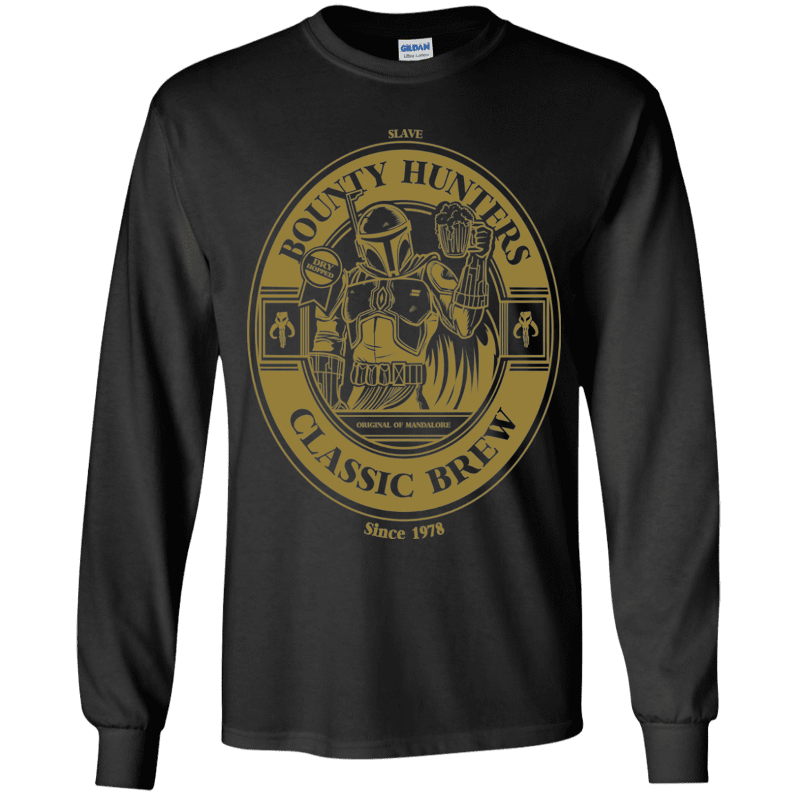 T-Shirts Black / YS Bounty Hunters Classic Brew Youth Long Sleeve T-Shirt