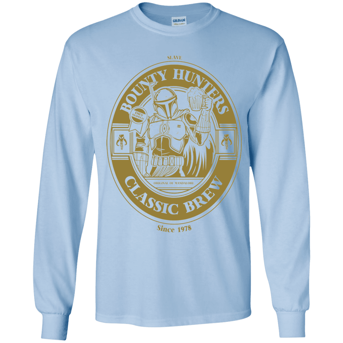 T-Shirts Light Blue / YS Bounty Hunters Classic Brew Youth Long Sleeve T-Shirt