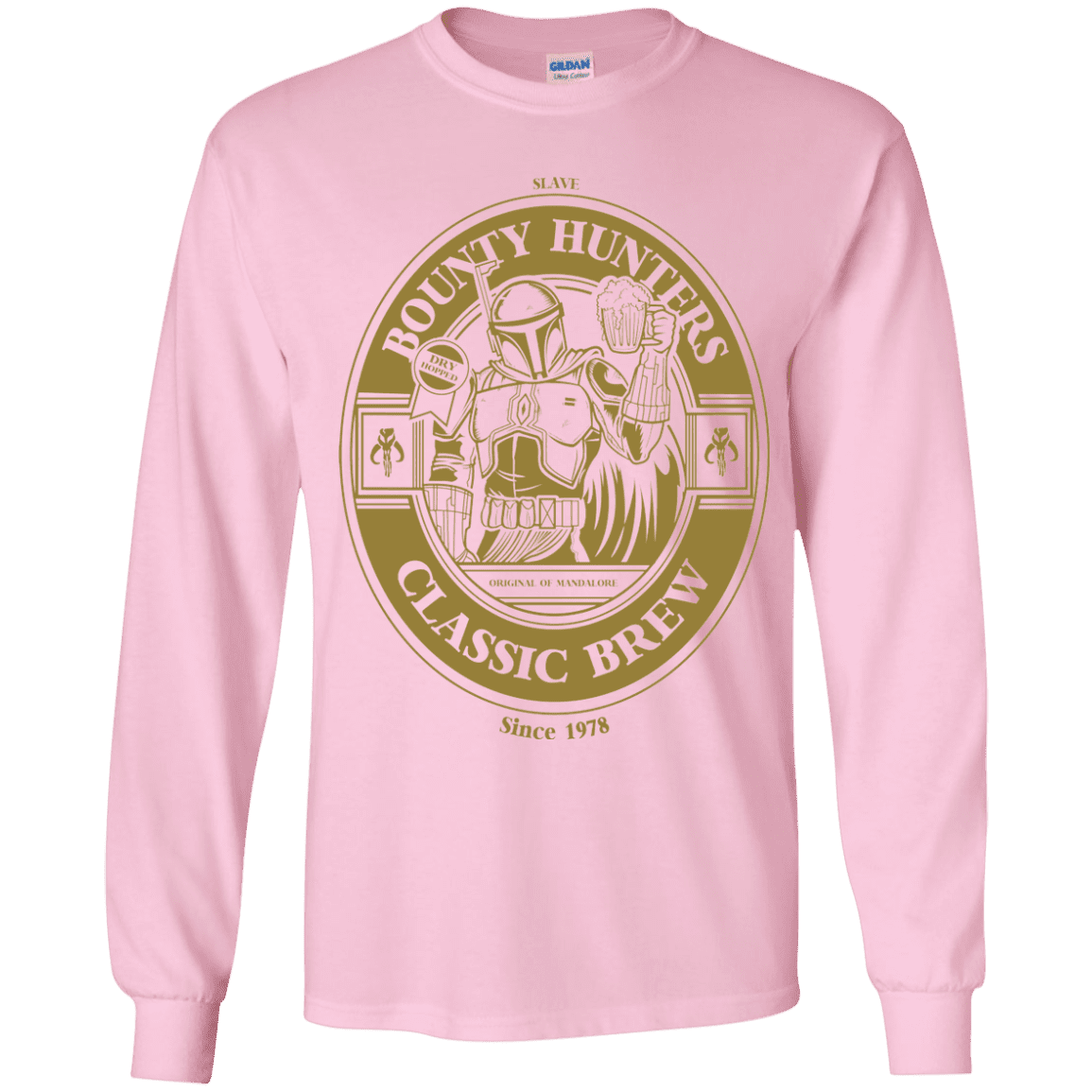 T-Shirts Light Pink / YS Bounty Hunters Classic Brew Youth Long Sleeve T-Shirt
