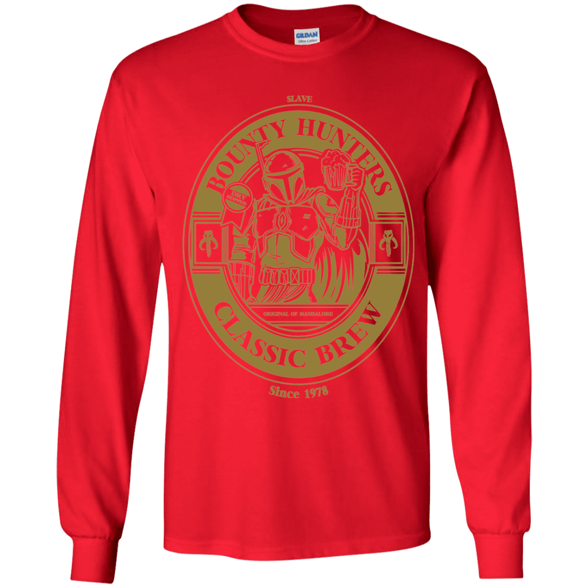 T-Shirts Red / YS Bounty Hunters Classic Brew Youth Long Sleeve T-Shirt