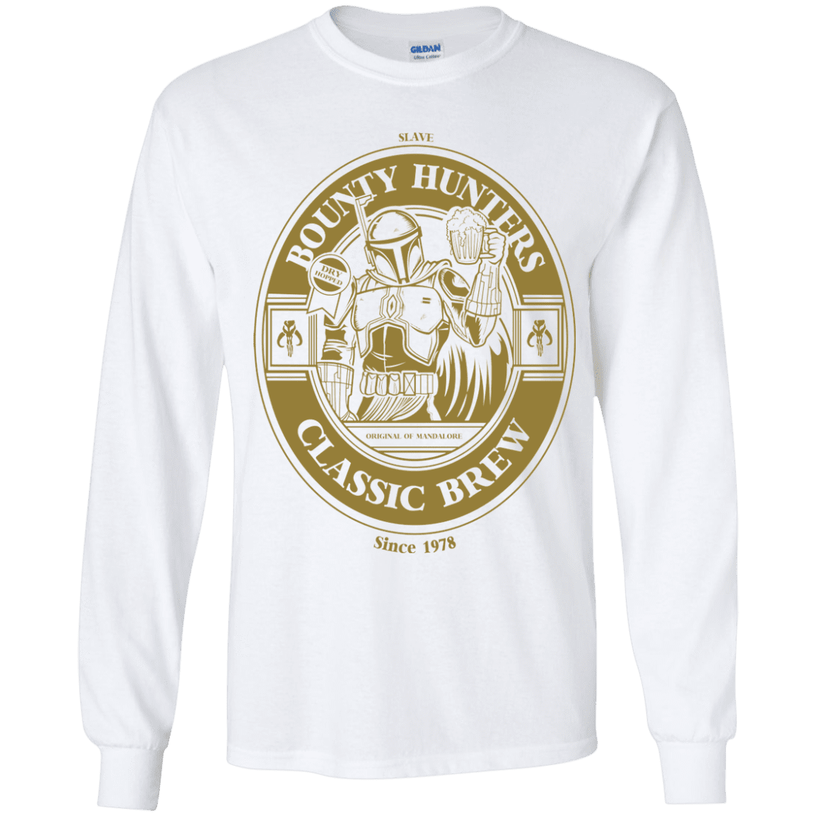 T-Shirts White / YS Bounty Hunters Classic Brew Youth Long Sleeve T-Shirt