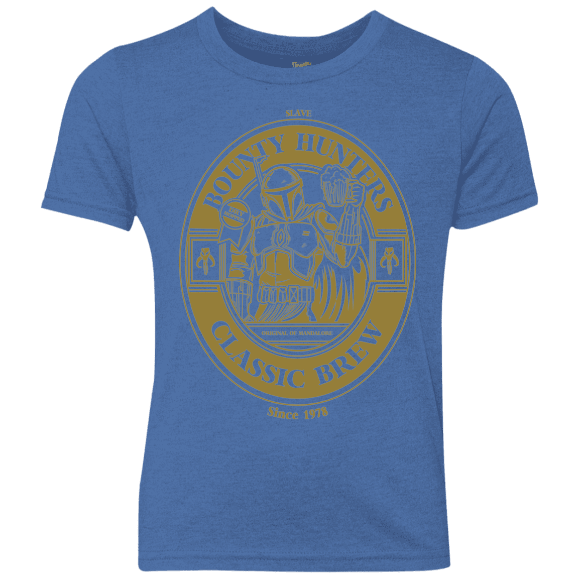 T-Shirts Vintage Royal / YXS Bounty Hunters Classic Brew Youth Triblend T-Shirt