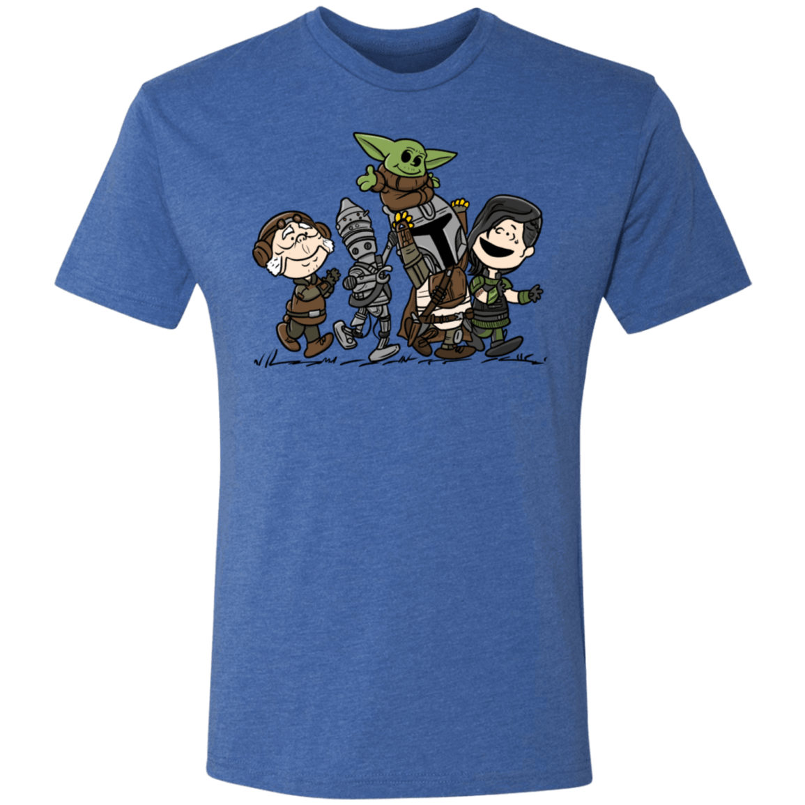 T-Shirts Vintage Royal / S Bounty Hunters Men's Triblend T-Shirt